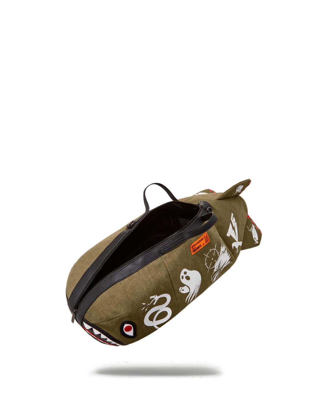 CALL OF DUTY SHARK TORPEDO DUFFLE | Sprayground Latest