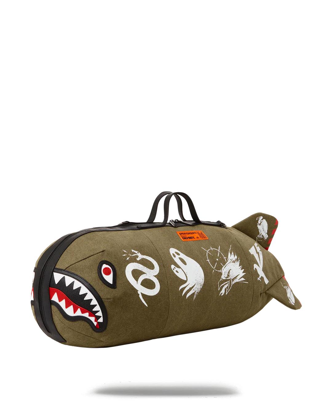 CALL OF DUTY SHARK TORPEDO DUFFLE | Sprayground Latest