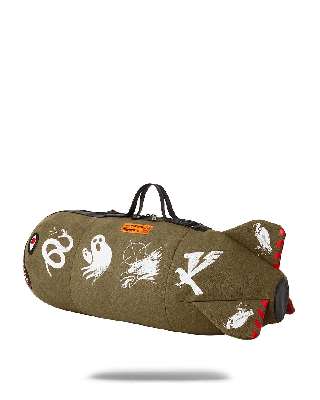 CALL OF DUTY SHARK TORPEDO DUFFLE | Sprayground Latest