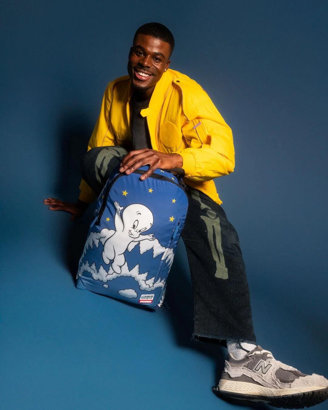 CASPER CLOUDS SHARK DLXSR BACKPACK | Sprayground Trending