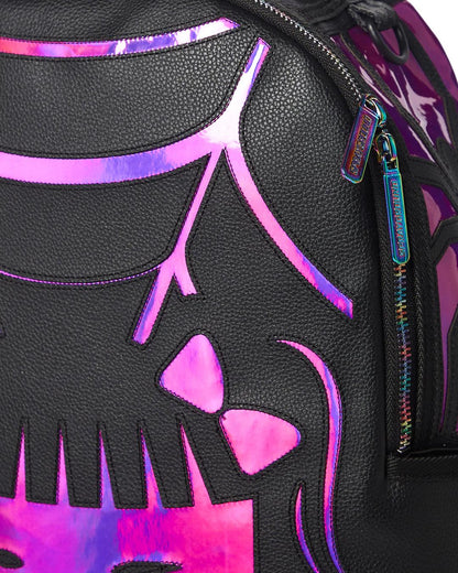 CAZZU IRIDESCENT CUT & SEW SPIDER SKULL SHARK BACKPACK (DLXV) | Sprayground Essential