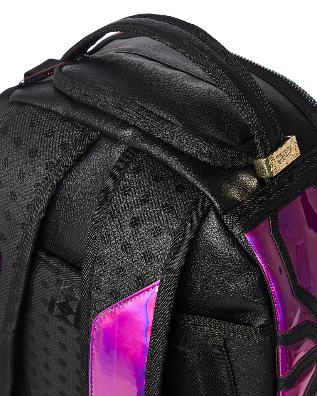 CAZZU IRIDESCENT CUT & SEW SPIDER SKULL SHARK BACKPACK (DLXV) | Sprayground Essential