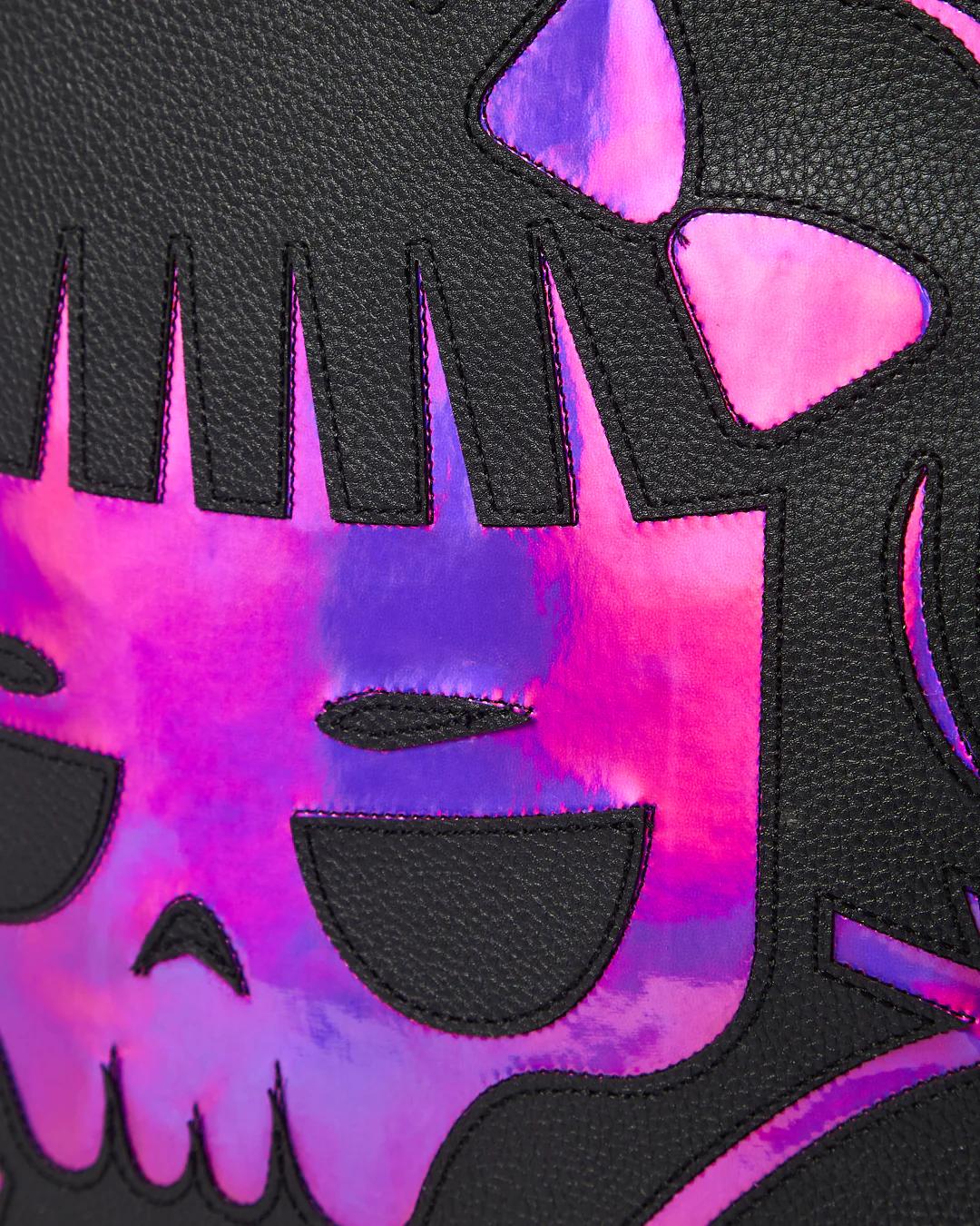 CAZZU IRIDESCENT CUT & SEW SPIDER SKULL SHARK BACKPACK (DLXV) | Sprayground Essential