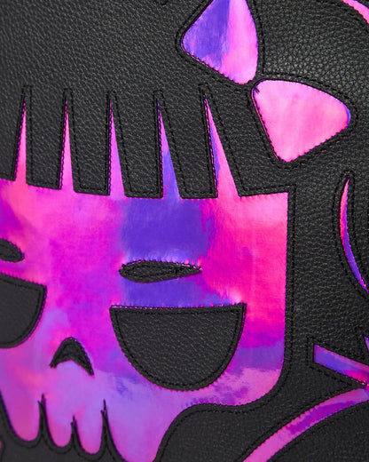 CAZZU IRIDESCENT CUT & SEW SPIDER SKULL SHARK BACKPACK (DLXV) | Sprayground Essential