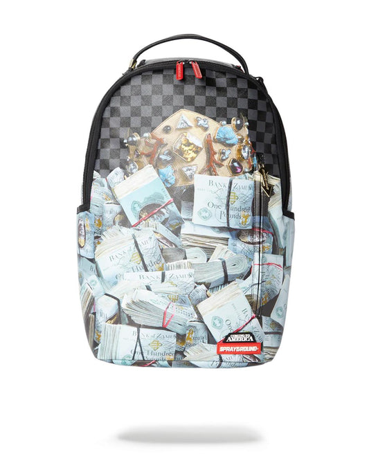 BANK STACKS OF ZAMUNDA COMING 2 AMERICA BACKPACK | Sprayground Quality