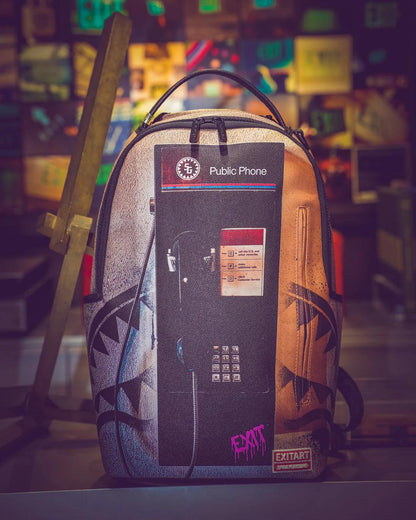 EXIT NYC PAYPHONE BACKPACK | Sprayground Best Seller