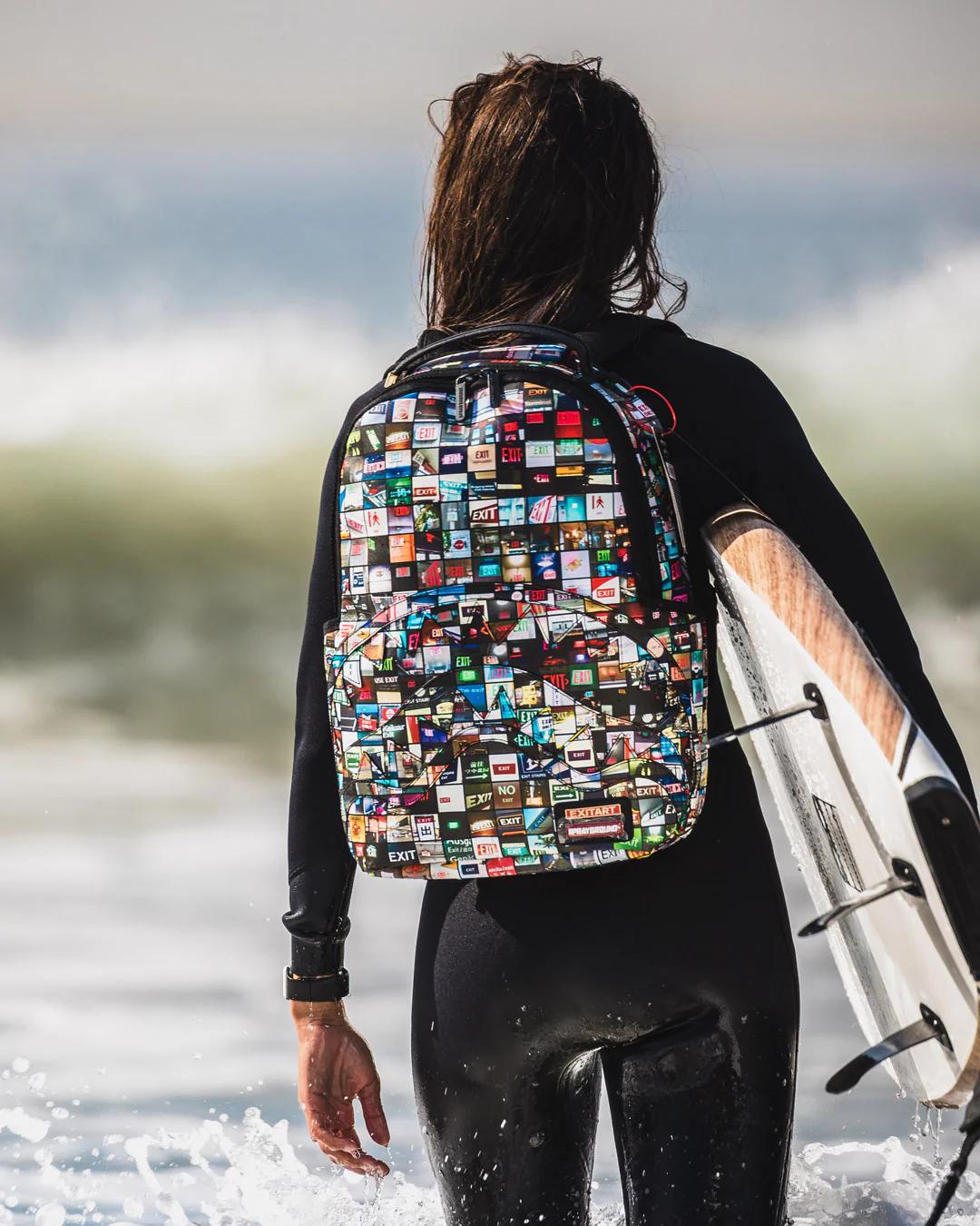 EXIT ART COLLAB BACKPACK (DLXV) | Sprayground Exclusive