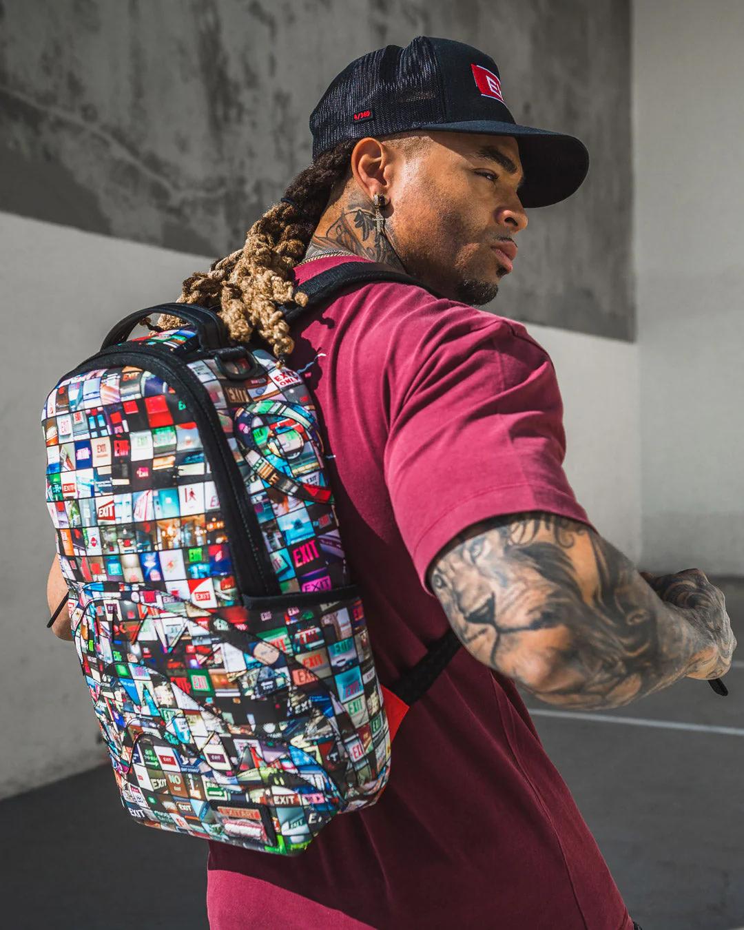 EXIT ART COLLAB BACKPACK (DLXV) | Sprayground Exclusive