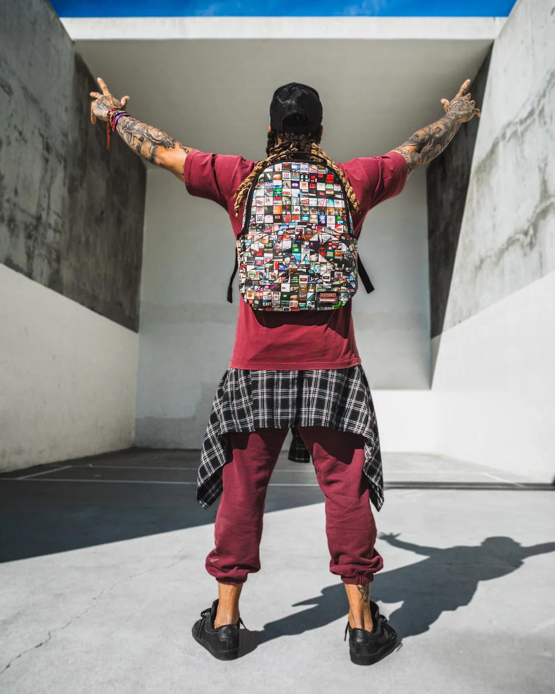 EXIT ART COLLAB BACKPACK (DLXV) | Sprayground Exclusive