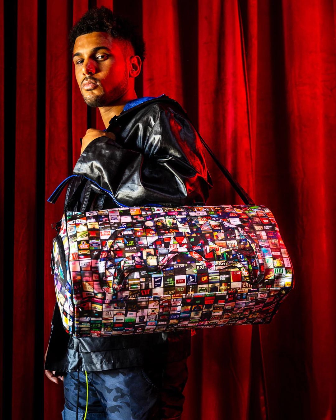 EXIT ART COLLAB DUFFLE | Sprayground Signature