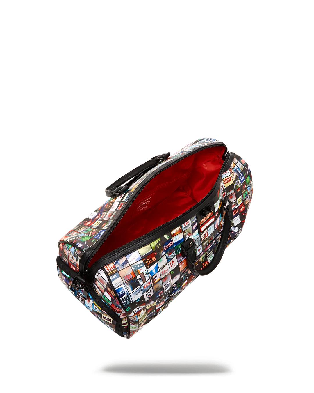 EXIT ART COLLAB DUFFLE | Sprayground Signature