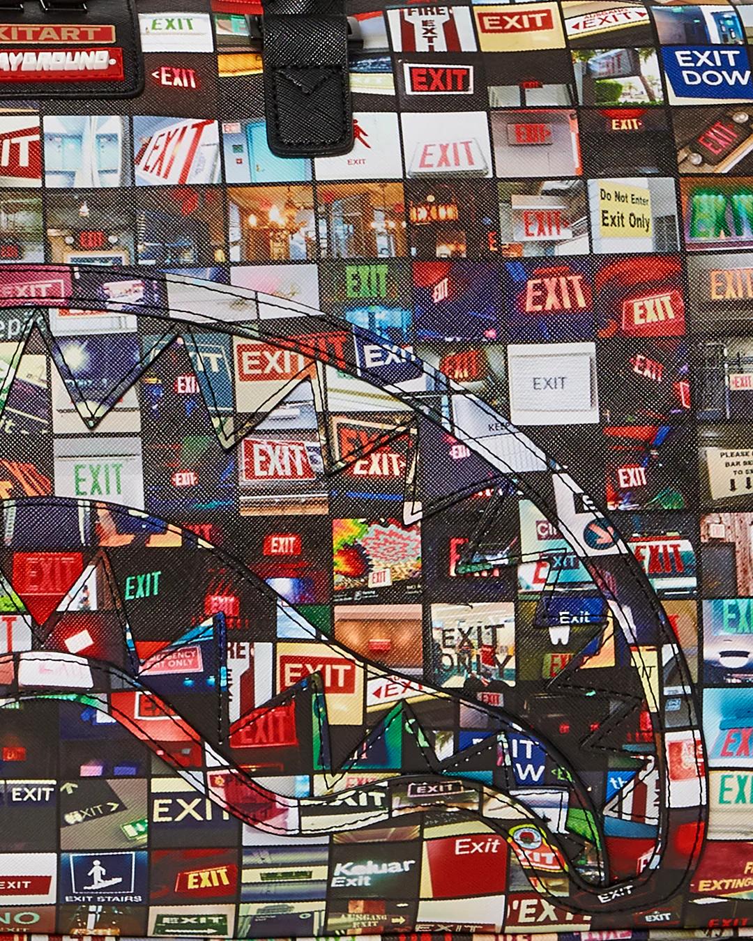 EXIT ART COLLAB DUFFLE | Sprayground Signature
