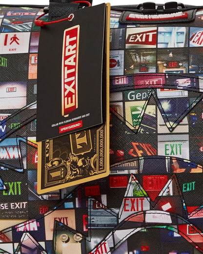 EXIT ART COLLAB DUFFLE | Sprayground Signature