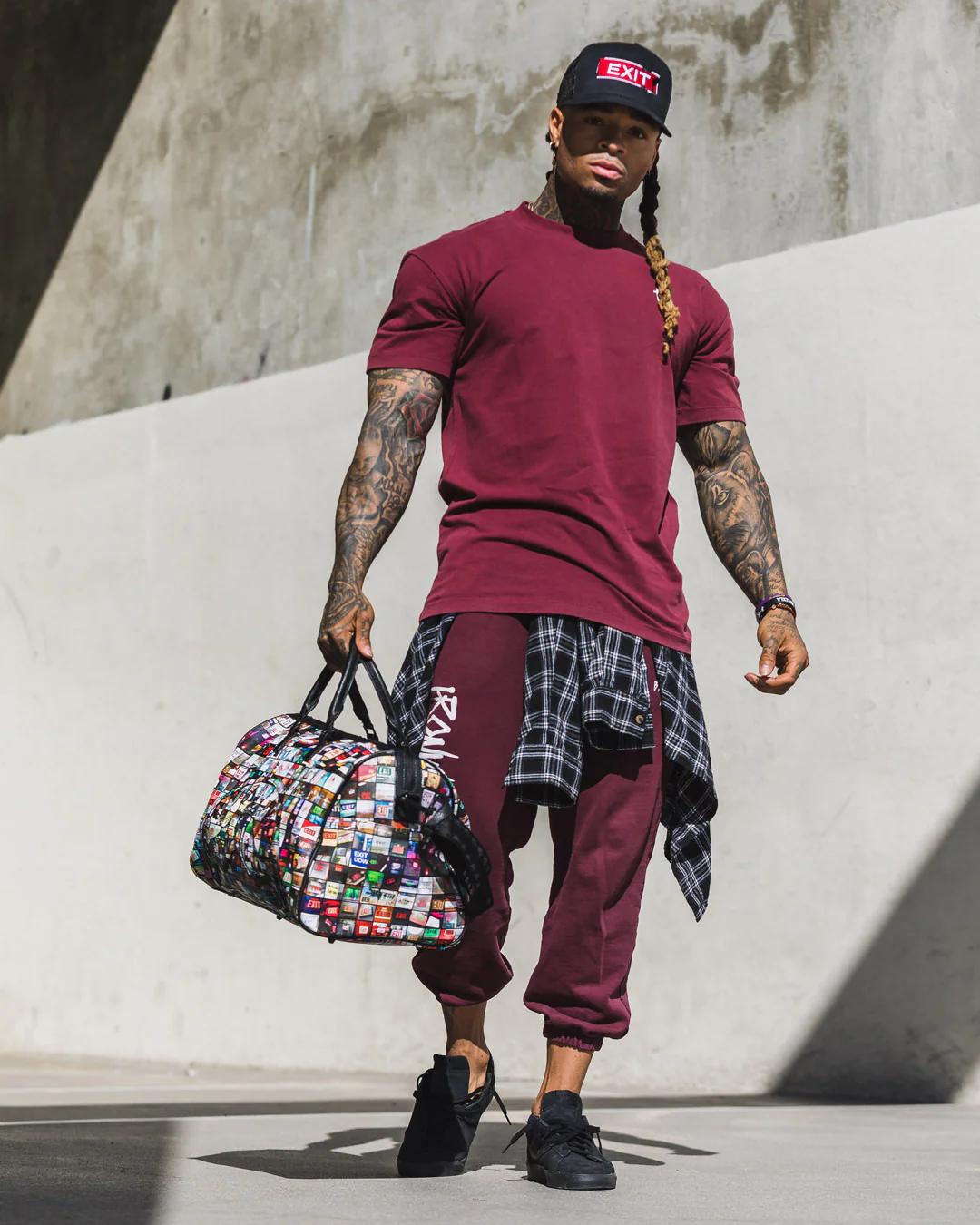 EXIT ART COLLAB DUFFLE | Sprayground Signature