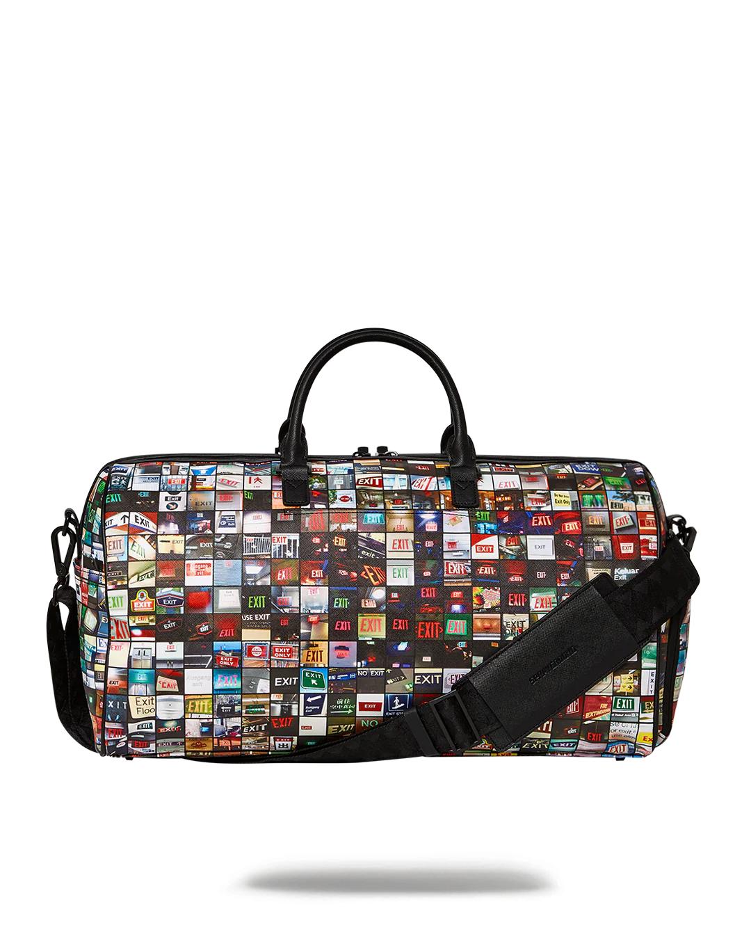EXIT ART COLLAB DUFFLE | Sprayground Signature