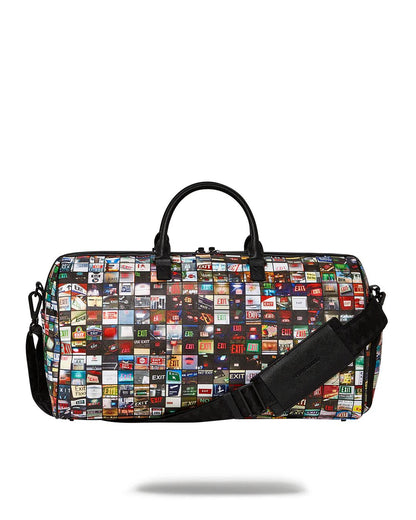 EXIT ART COLLAB DUFFLE | Sprayground Signature