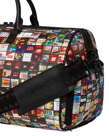 EXIT ART COLLAB DUFFLE | Sprayground Signature