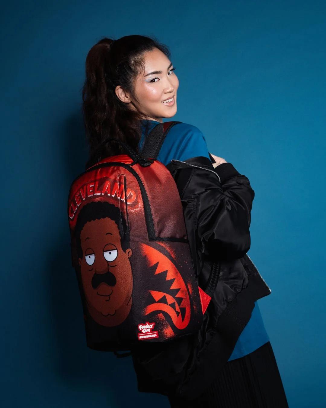 CLEVELAND SHARK FAMILY GUY DLXSR BACKPACK | Sprayground Great Value