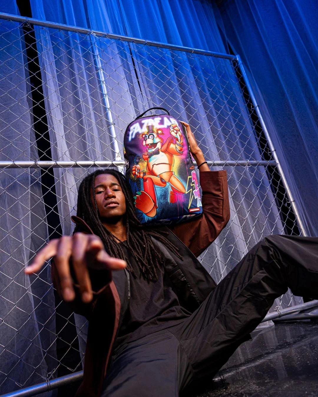 FIVE NIGHTS AT FREDDY'S: GLAMROCK ROCKOUT DLXSR BACKPACK | Sprayground Premium