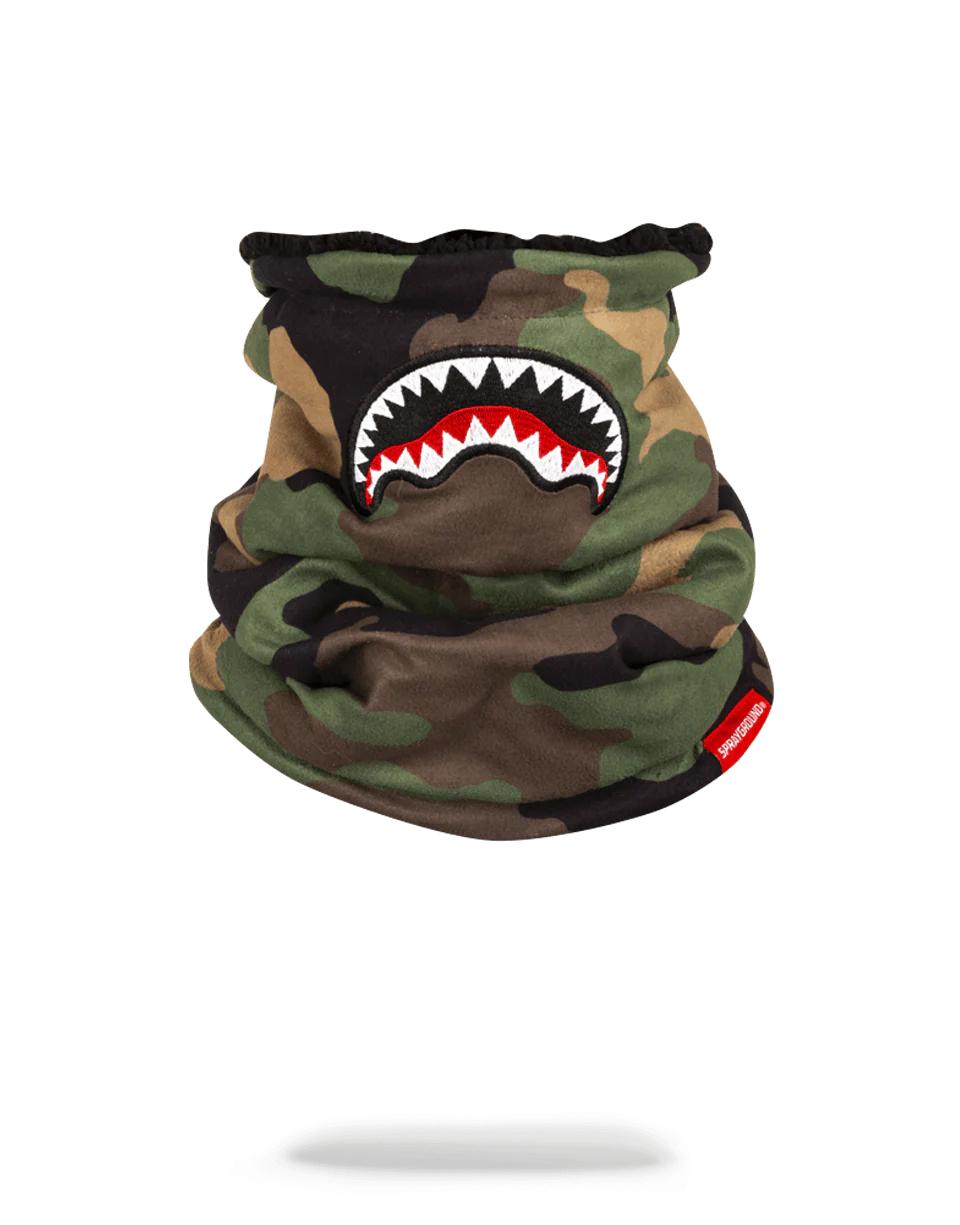 CAMO SHARK NECK WARMER | Sprayground Quality