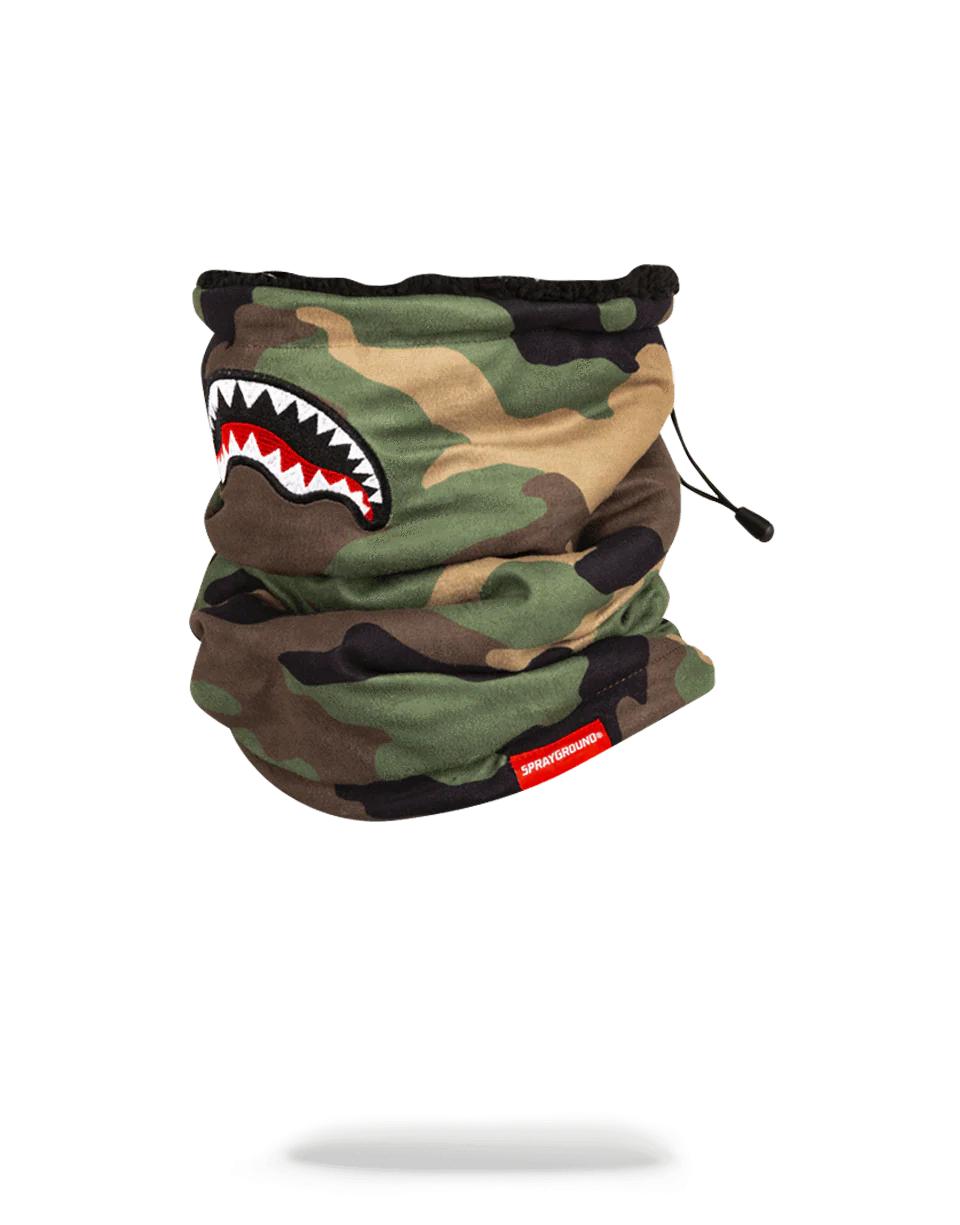 CAMO SHARK NECK WARMER | Sprayground Quality