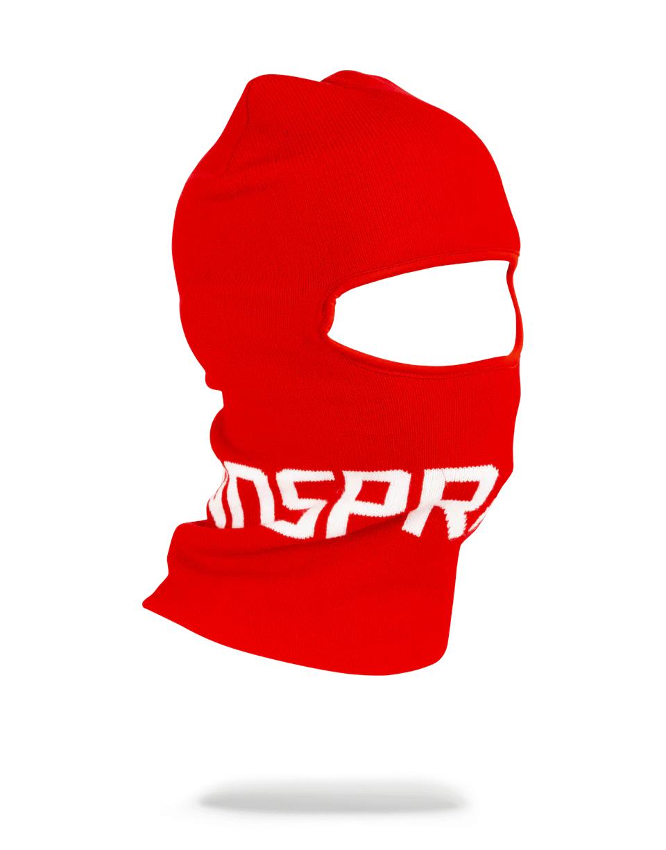 RED SPRAYGROUND LOGO SKI MASK | Sprayground Premium