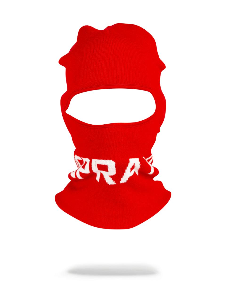 RED SPRAYGROUND LOGO SKI MASK | Sprayground Premium