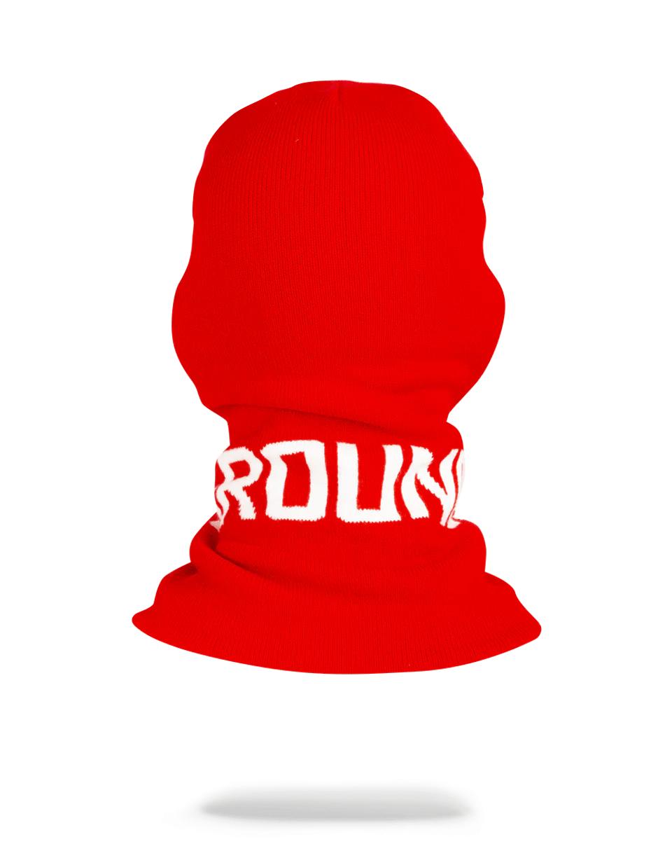 RED SPRAYGROUND LOGO SKI MASK | Sprayground Premium
