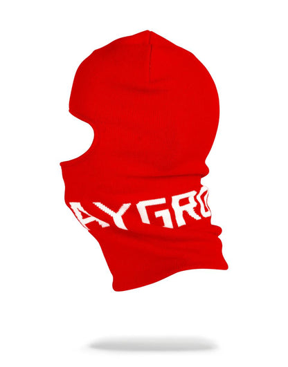 RED SPRAYGROUND LOGO SKI MASK | Sprayground Premium