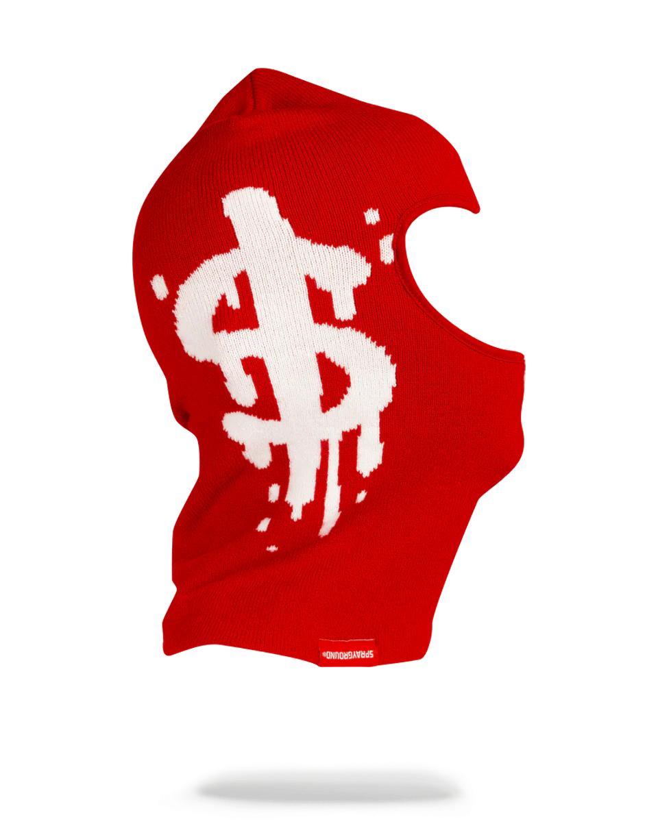 MONEY DRIP SKI MASK (RED) | Sprayground New