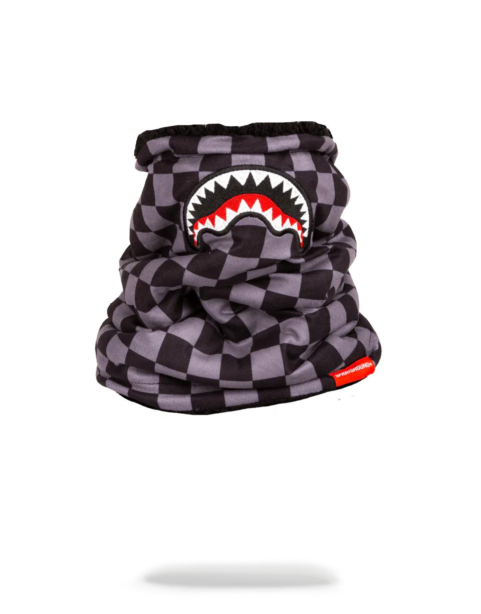 CHECKERED SHARK NECK WARMER | Sprayground Featured