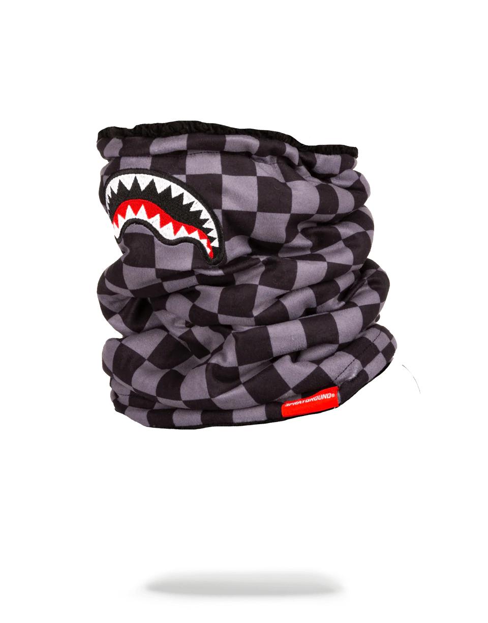 CHECKERED SHARK NECK WARMER | Sprayground Featured