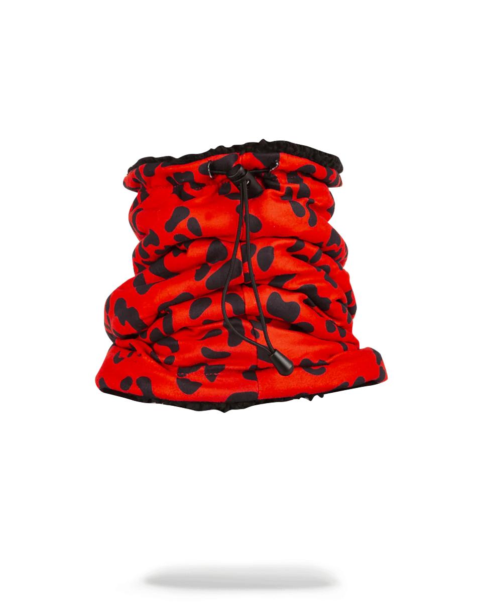RED LEOPARD NECK WARMER | Sprayground Trending