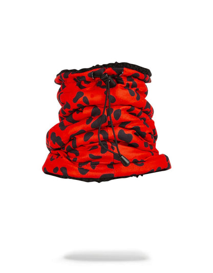 RED LEOPARD NECK WARMER | Sprayground Trending