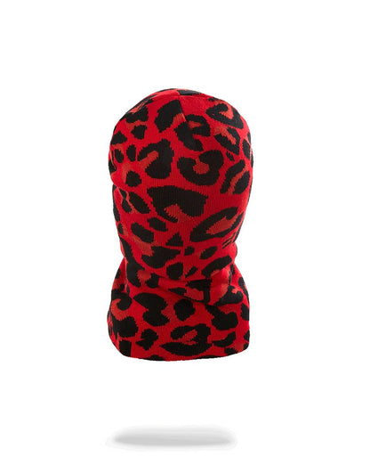 RED LEOPARD GOLD SHARK MOUTH SKI MASK | Sprayground Essential
