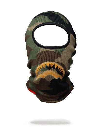 GOLD KNIT SHARK MOUTH SKI MASK | Sprayground Value