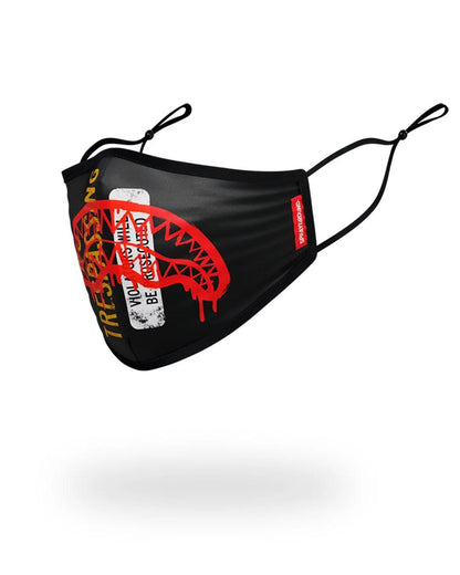 ADULT NO TRESSPASSING FORM FITTING FACE MASK | Sprayground Popular