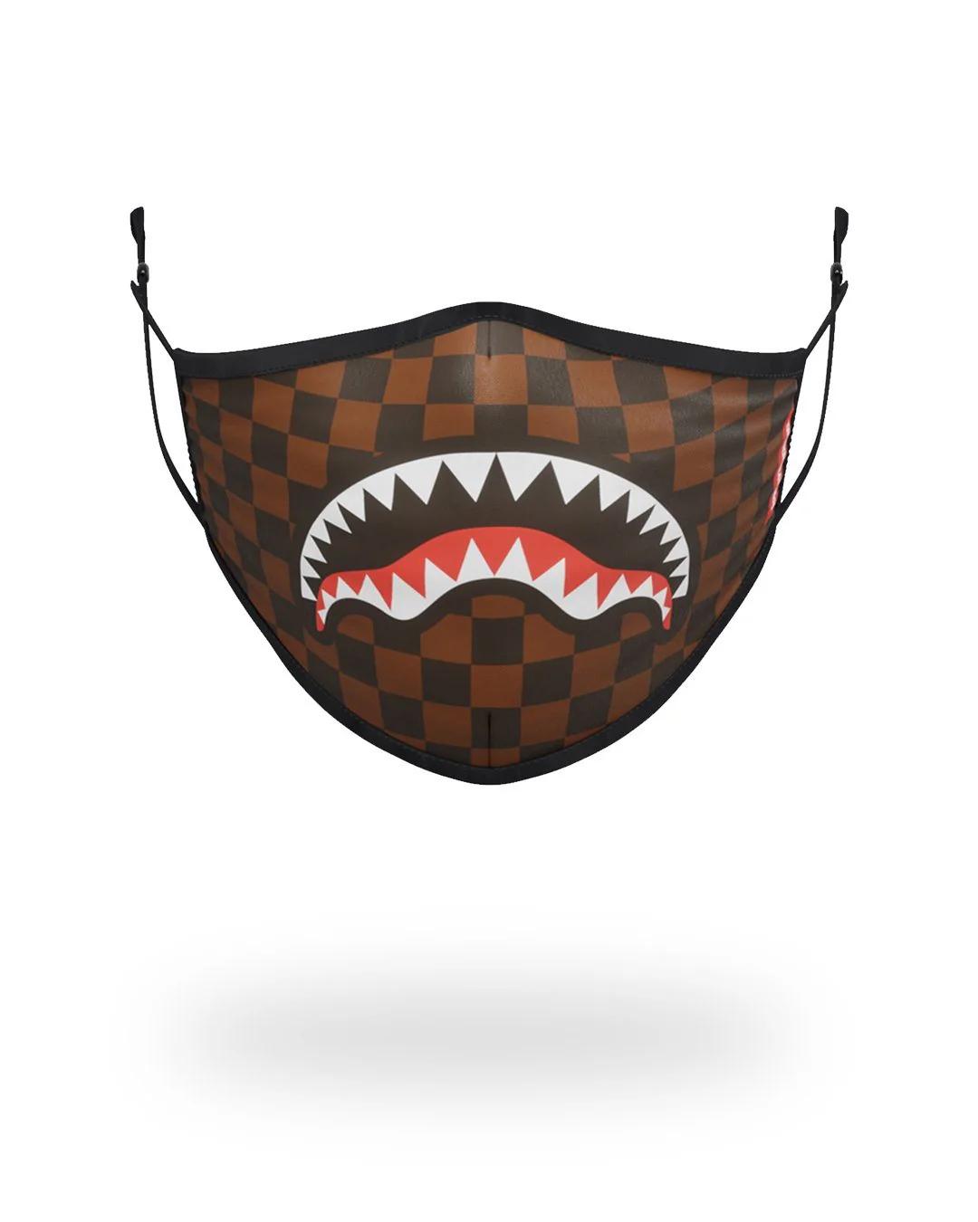 ADULT SHARKS IN PARIS (ORIGINAL) FORM FITTING FACE MASK | Sprayground Trending