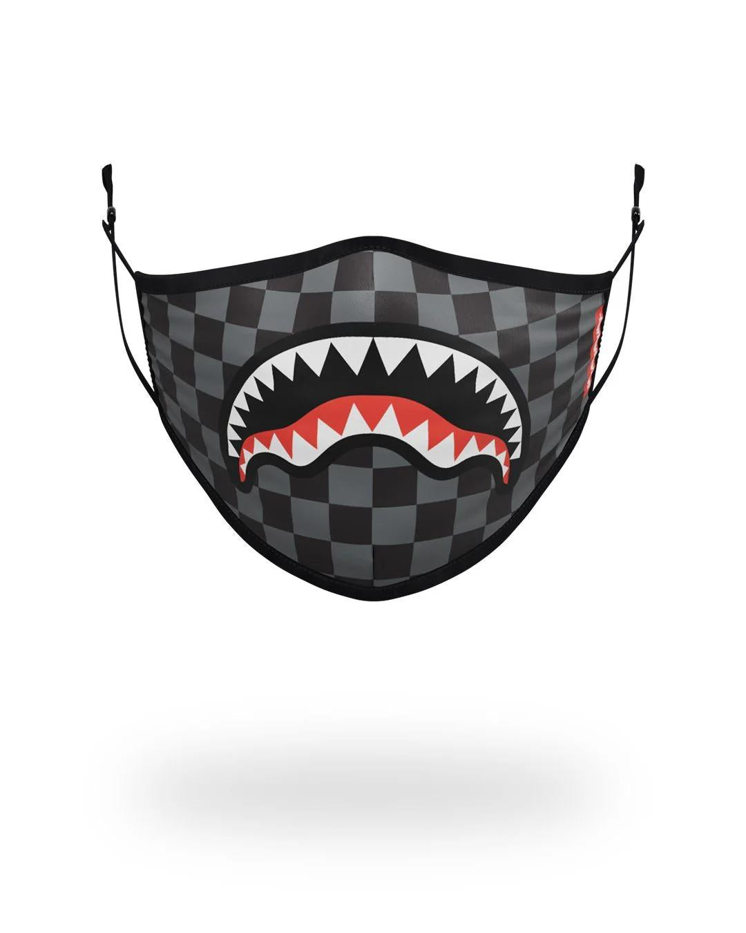 ADULT SHARKS IN PARIS (GREY) FORM FITTING FACE MASK | Sprayground Best Seller
