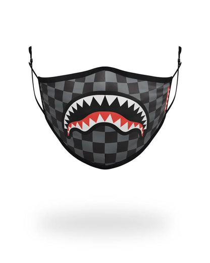 ADULT SHARKS IN PARIS (GREY) FORM FITTING FACE MASK | Sprayground Best Seller