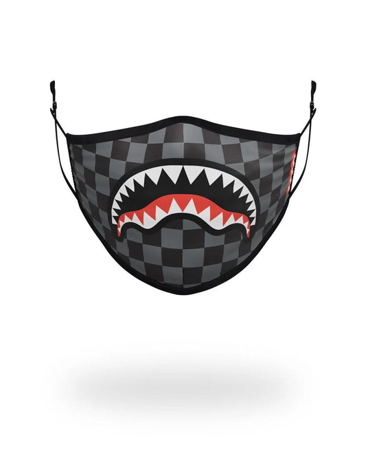 ADULT SHARKS IN PARIS (GREY) FORM FITTING FACE MASK | Sprayground Best Seller