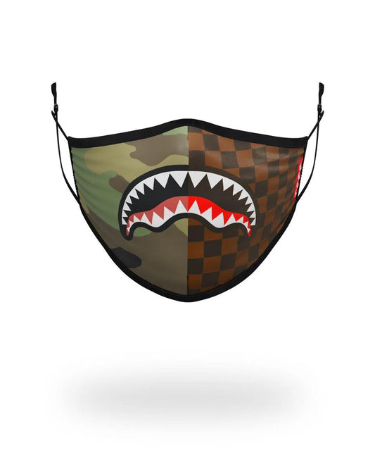 ADULT CHECKS & CAMO FORM FITTING FACE MASK | Sprayground Signature
