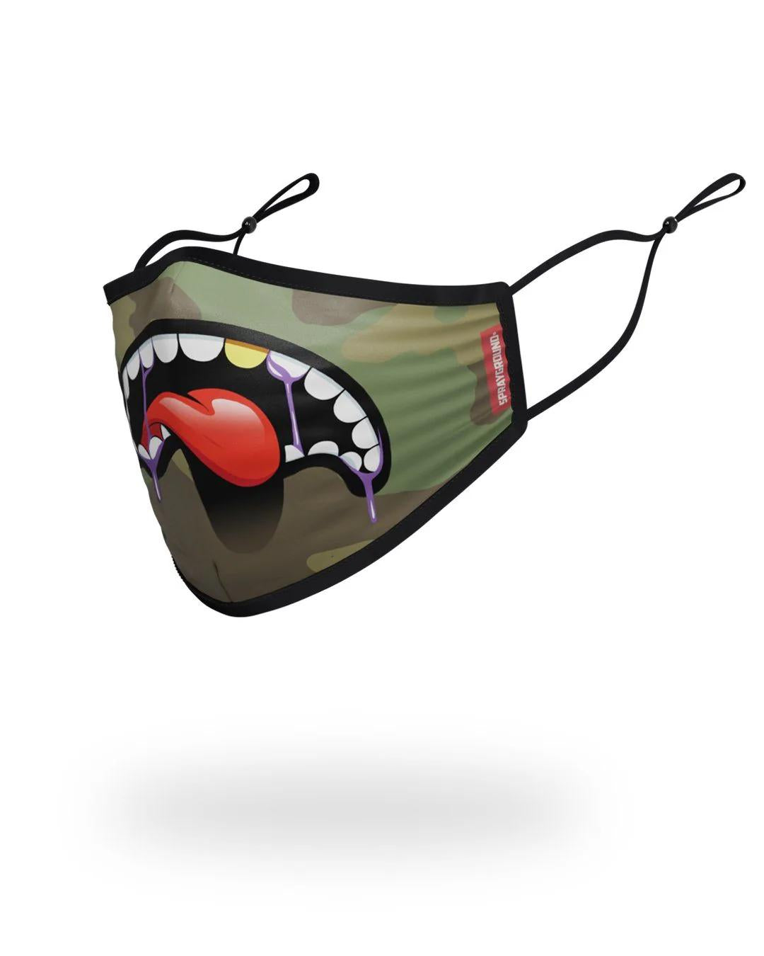 ADULT LUCID SHARK FORM FITTING FACE MASK | Sprayground Latest