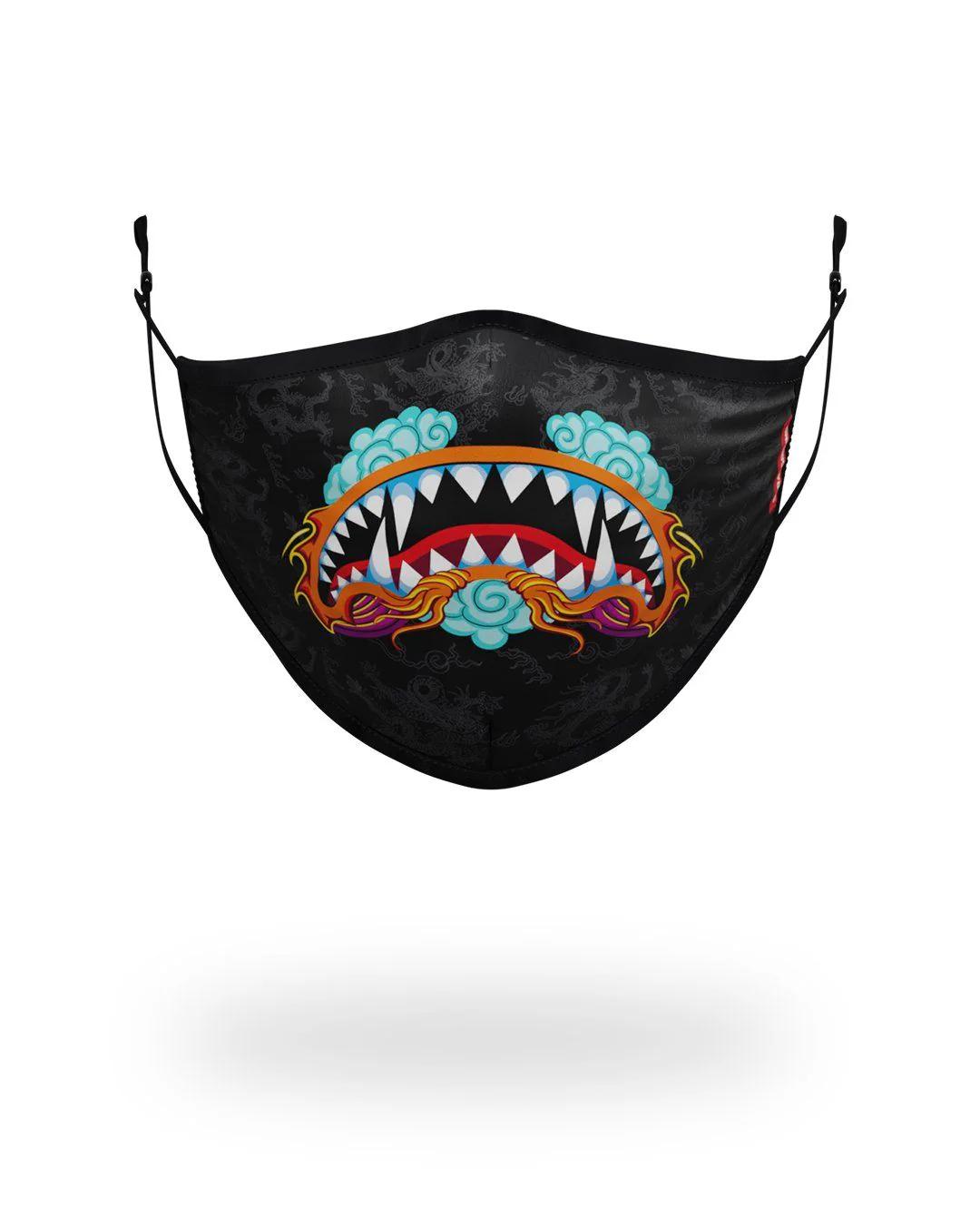 ADULT DRAGON SHARK FORM FITTING FACE MASK | Sprayground Premium