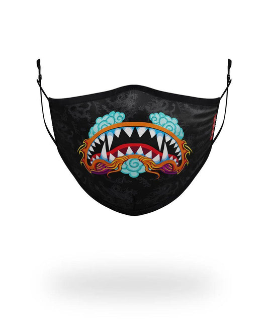 ADULT DRAGON SHARK FORM FITTING FACE MASK | Sprayground Premium
