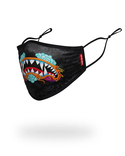 ADULT DRAGON SHARK FORM FITTING FACE MASK | Sprayground Premium