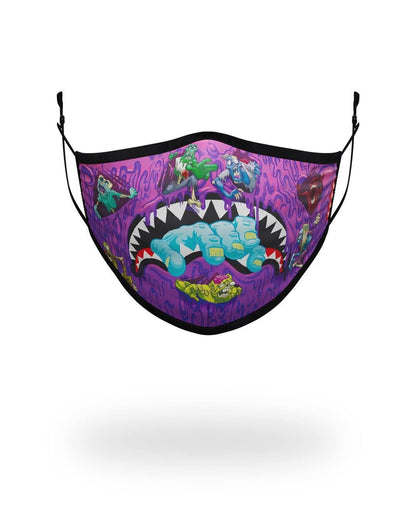 ADULT ZOMBIE SHARK FORM FITTING FACE MASK | Sprayground Popular