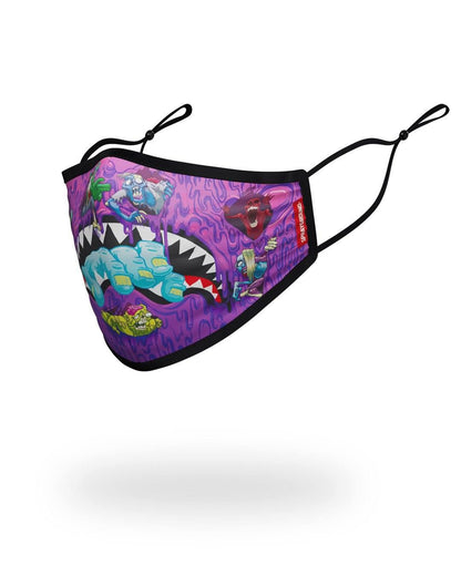 ADULT ZOMBIE SHARK FORM FITTING FACE MASK | Sprayground Popular