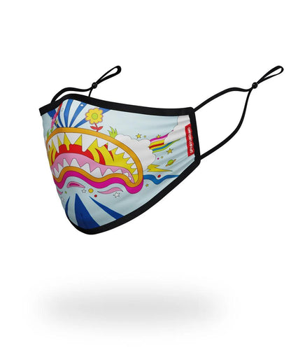 ADULT GROOVY SHARK FORM FITTING FACE MASK | Sprayground Best Seller