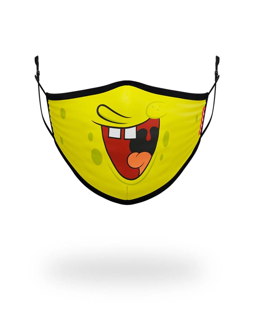 ADULT SPONGEBOB SMILE FORM FITTING FACE-COVERING | Sprayground Everyday